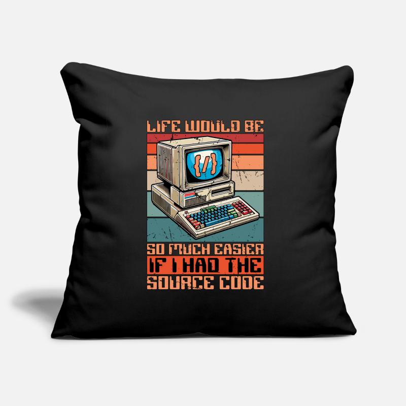 Coder Life Would Be So Much Easier Web Developer Sofa pillowcase 17,3'' x 17,3'' (45 x 45 cm)