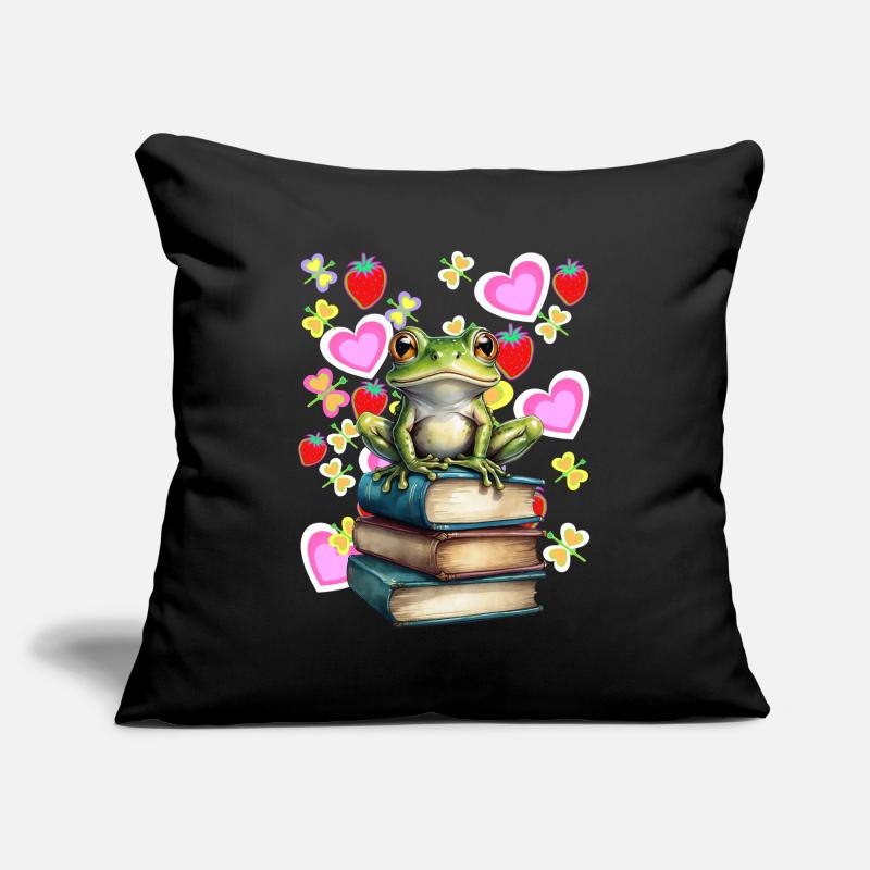 Frog Frogs Toad Sofa pillowcase 17,3'' x 17,3'' (45 x 45 cm)