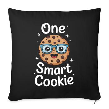 Cookies Saying Chocolate Cookies Funny Cookie Gift - Sofa pillowcase 17,3'' x 17,3'' (45 x 45 cm) - black - Front