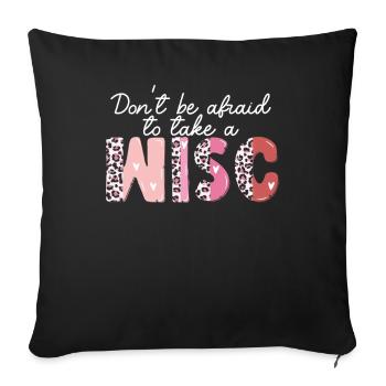 Psychologue scolaire Psychologie scolaire - Housse de coussin décorative 45 x 45 cm - noir - Devant