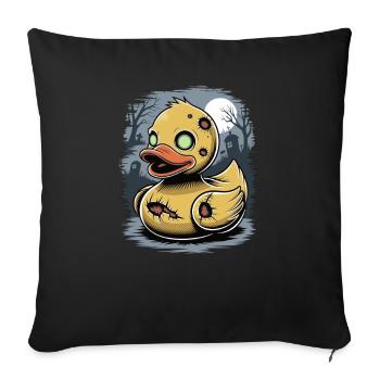 Zombie gummiente - Sofakissenbezug 45 x 45 cm - Schwarz - Vorne