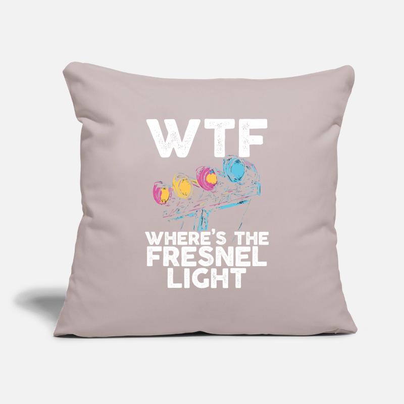 Technicien d’éclairage Technicien d’éclairage Technique d’éclairage Housse de coussin décorative 45 x 45 cm