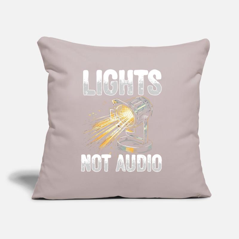 Lighting technician Lighting technician Lighting technology Sofa pillowcase 17,3'' x 17,3'' (45 x 45 cm)