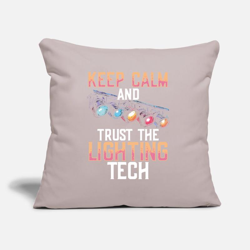Lighting Technician Lighting Technician Lighting Technology Sofa pillowcase 17,3'' x 17,3'' (45 x 45 cm)