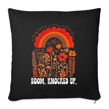Bewusstsein für Unfruchtbarkeit IVF Befruchtung - Sofakissenbezug 45 x 45 cm - Schwarz - Vorne