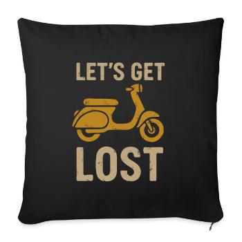 Perdons-nous - Housse de coussin décorative 45 x 45 cm - noir - Devant