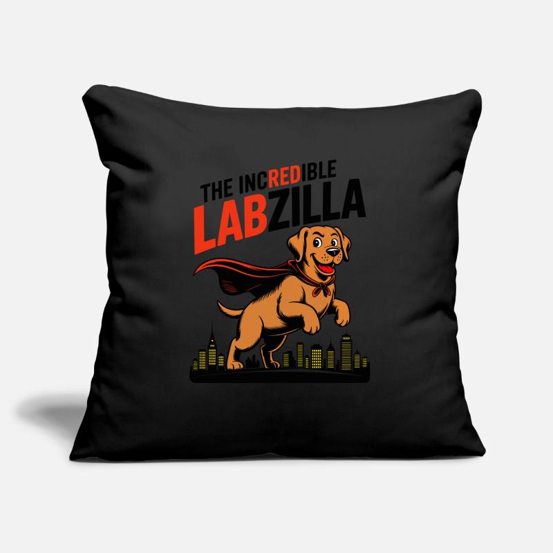 Labzilla – Foxred Labrador in Monster Mode Sofa pillowcase 17,3'' x 17,3'' (45 x 45 cm)