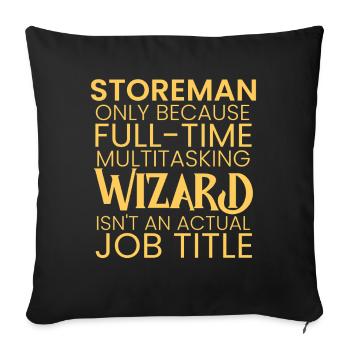 Storeman multitasking Wizard - Sofa pillowcase 17,3'' x 17,3'' (45 x 45 cm) - black - Front
