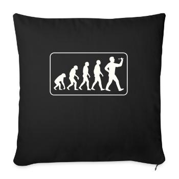 Evolution Dart - Sofa pillowcase 17,3'' x 17,3'' (45 x 45 cm) - black - Front
