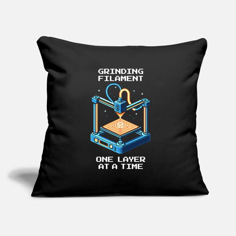 Filament couche par couche | Qualité d’impression 3D Housse de coussin décorative 45 x 45 cm