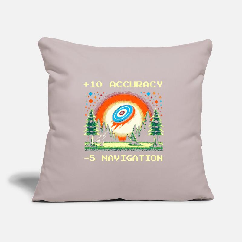 +10 Accuracy | Disc Golf Technique Flight Path Objectives Sofa pillowcase 17,3'' x 17,3'' (45 x 45 cm)
