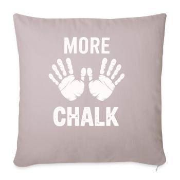 More Chalk - Sofakissenbezug 45 x 45 cm - helles Taupe - Vorne