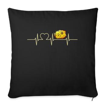 Poisson-coffre Poisson-coffre - Housse de coussin décorative 45 x 45 cm - noir - Devant