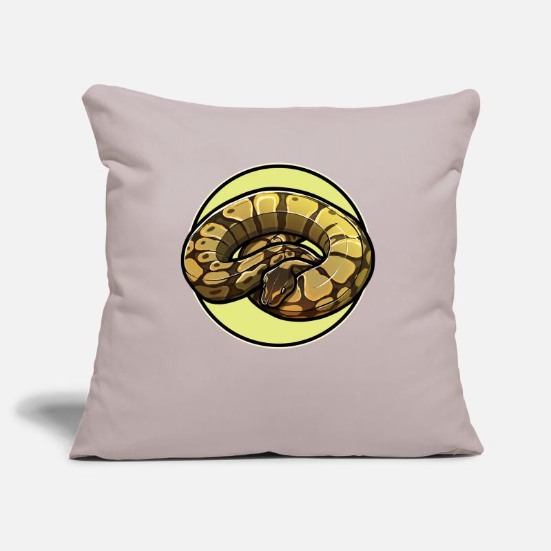 Ball Python King Python King Python Sofa pillowcase 17,3'' x 17,3'' (45 x 45 cm)