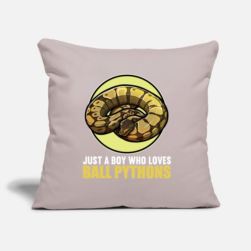 Ball Python King Python King Python Sofa pillowcase 17,3'' x 17,3'' (45 x 45 cm)