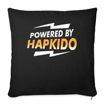 Propulsé par Hapkido - Housse de coussin décorative 45 x 45 cm - noir - Devant