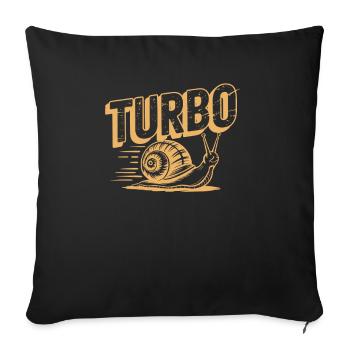 Turbo Screw - Sofa pillowcase 17,3'' x 17,3'' (45 x 45 cm) - black - Front