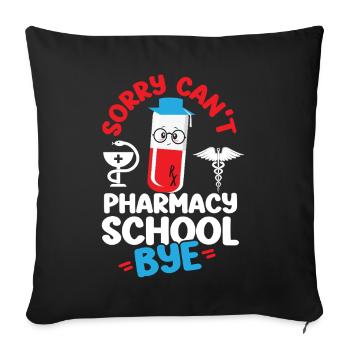 Pharmacy Tech Technician - Sofa pillowcase 17,3'' x 17,3'' (45 x 45 cm) - black - Front