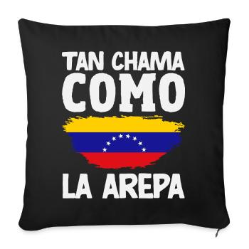 Venezuela Flagge Stolz & Heimat Venezuela - Sofakissenbezug 45 x 45 cm - Schwarz - Vorne
