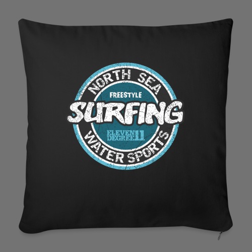 North Sea Surfing (oldstyle) - Pudebetræk 45 x 45 cm