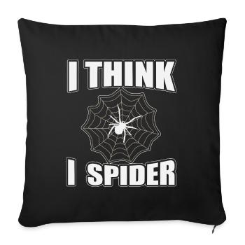 Lustiger Denglisch Spruch Denglisch Sprüche - Sofakissenbezug 45 x 45 cm - Schwarz - Vorne