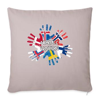 Nordic Union - Sofakissenbezug 45 x 45 cm - helles Taupe - Vorne