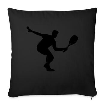 squash___f1 - Housse de coussin décorative 45 x 45 cm - noir - Devant