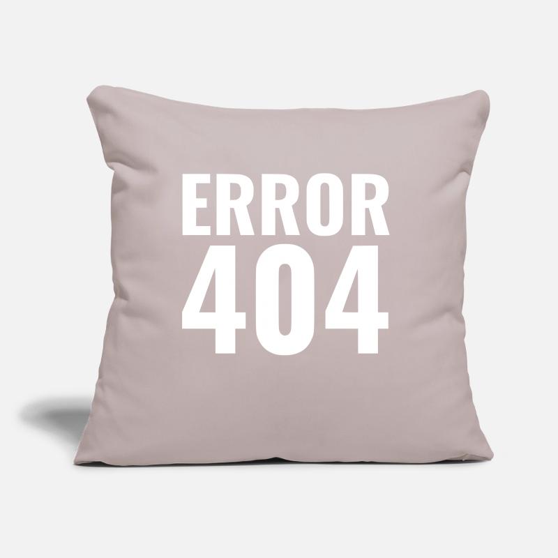 ERROR 404 Sofa pillowcase 17,3'' x 17,3'' (45 x 45 cm)