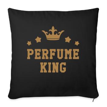 Parfum / Parfumeur / Parfumerie / Perfumer - Housse de coussin décorative 45 x 45 cm - noir - Devant