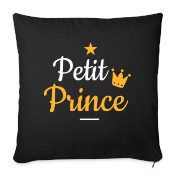 Petit Prince - Housse de coussin décorative 45 x 45 cm - noir - Devant