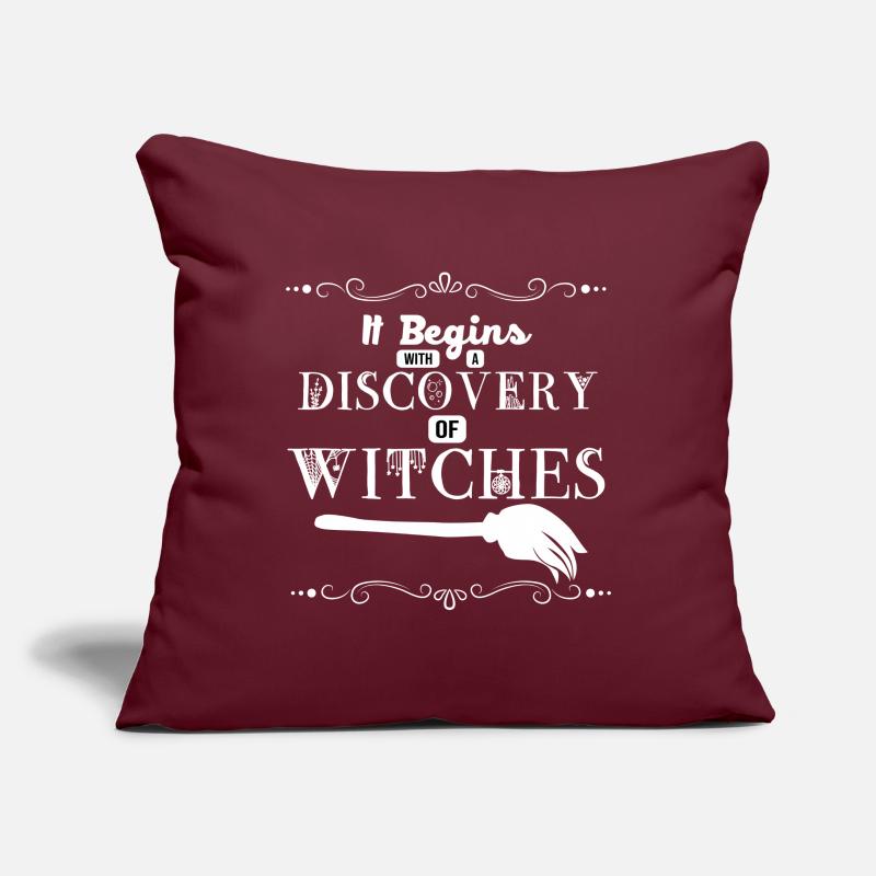 Es beginnt mit einer Entdeckung von Hexen Sofakissenbezug 45 x 45 cm