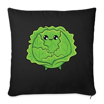 Kohl - Sofakissenbezug 45 x 45 cm - Schwarz - Vorne