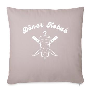 Doner kebab - Housse de coussin décorative 45 x 45 cm - taupe clair - Devant