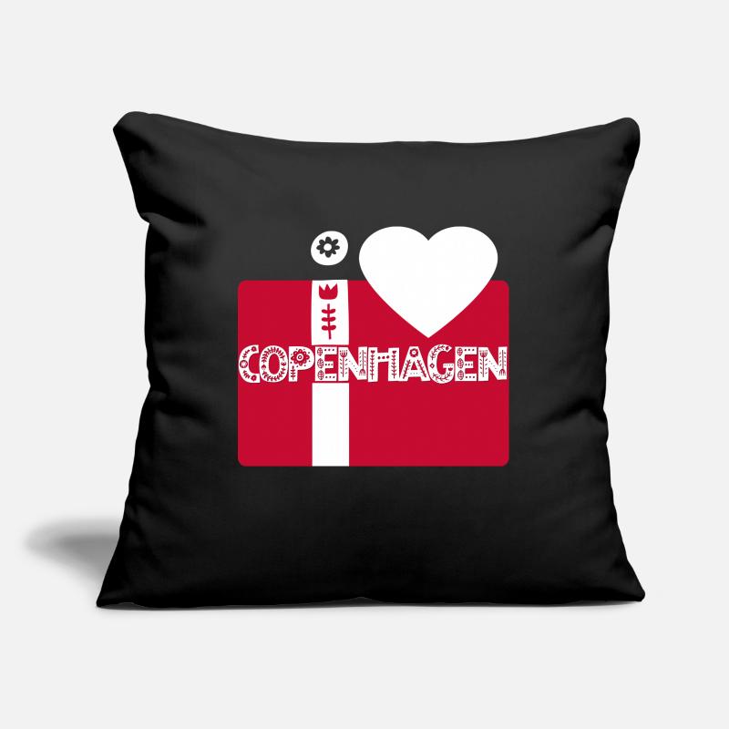 Copenhague Housse de coussin décorative 45 x 45 cm