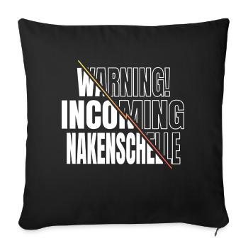 cool fun christmas funny saying baking pipe - Sofa pillowcase 17,3'' x 17,3'' (45 x 45 cm) - black - Front