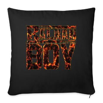 Balkans Croatie Bosnie Serbie juge exyu boy boys - Housse de coussin décorative 45 x 45 cm - noir - Devant
