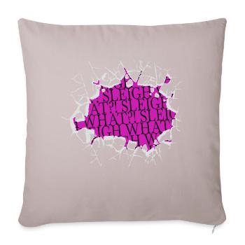 Père Noël Bodybuilder Cool Idée cadeau Drôle Citation Mignonne - Housse de coussin décorative 45 x 45 cm - taupe clair - Devant
