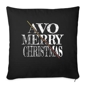 Couples Geek present bedroom Bubaprints - Sofa pillowcase 17,3'' x 17,3'' (45 x 45 cm) - black - Front