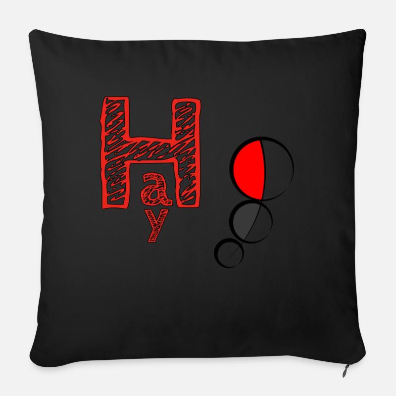 coole - Sofakissenbezug 45 x 45 cm - Schwarz