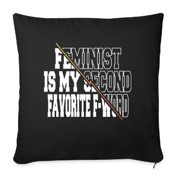 activisme présenter les femmes égales noireshistoire - Housse de coussin décorative 45 x 45 cm - noir - Devant
