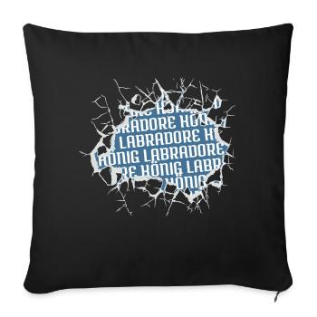 geburtstagsgeschenk cool geschenkidee zitat - Sofakissenbezug 45 x 45 cm - Schwarz - Vorne