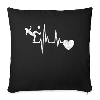 Soccer Player Soccer Coach Soccer Soccer - Sofa pillowcase 17,3'' x 17,3'' (45 x 45 cm) - black - Front