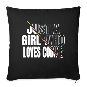 college student present statement dads favorite - Sofakissenbezug 45 x 45 cm - Schwarz - Vorne