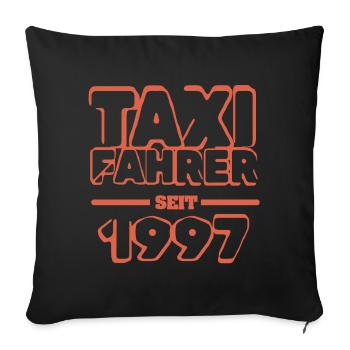 Jahr 1997 - Sofakissenbezug 45 x 45 cm - Schwarz - Vorne