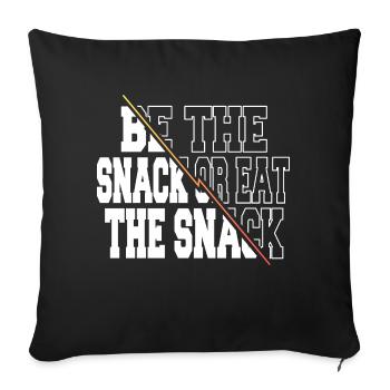 graphic sayings jokes joke love volleyball - Sofa pillowcase 17,3'' x 17,3'' (45 x 45 cm) - black - Front