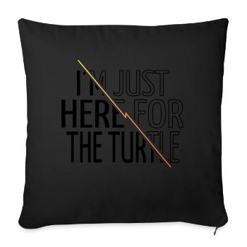 earth planet climate diving green funny sayings - Sofakissenbezug 45 x 45 cm - Schwarz - Vorne