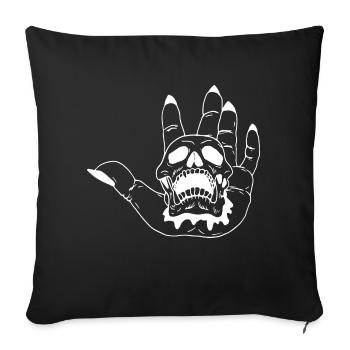Death in my Hand - Housse de coussin décorative 45 x 45 cm - noir - Devant
