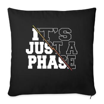 Blagues Astronomie Astronomie Tshirt Art Noël - Housse de coussin décorative 45 x 45 cm - noir - Devant