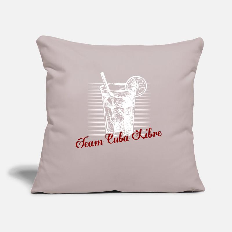 Team Cuba Libre Alcohol Rum Drinking Sofa pillowcase 17,3'' x 17,3'' (45 x 45 cm)