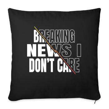 anonymous mask and free wifi present funny - Sofa pillowcase 17,3'' x 17,3'' (45 x 45 cm) - black - Front